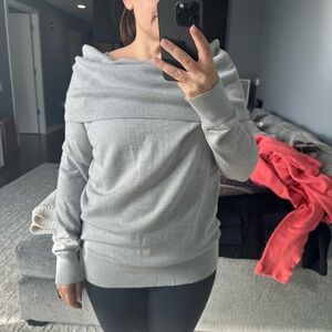 Aritzia off the shoulder sweater